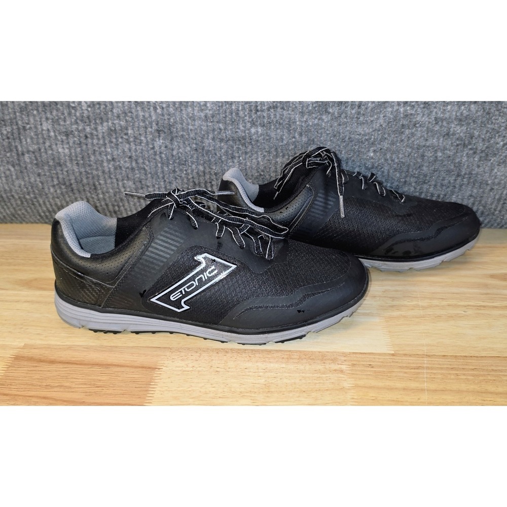 Etonic Stabilite Sport Black/Grey EG600BGR Size 9 EE Men's Golf Shoes - Picture 2 of 8